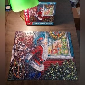 Gifts From Santa 500 Pc Puzzle